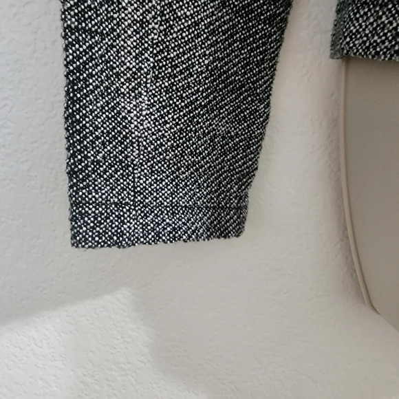 SCOTCH + SODA MAISON SCOTCH Black White Zip Up Cotton Tweed Jacket Size S - Picture 7 of 10